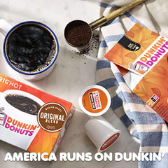 Dunkin' Donuts Original Blend Coffee for K Cup Pods, Medium Roast, for Keurig Brewers, 60 Count