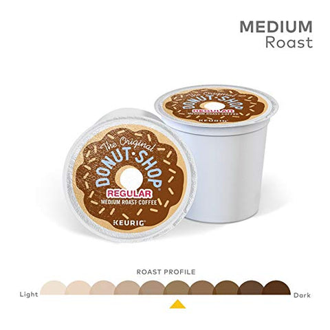 The Original Donut Shop Keurig Single-Serve K-Cup Pods, Regular Medium Roast Coffee, 72 Count