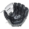 Image of Franklin Sports Teeball Recreational Series Fielding Right Hand Glove with Baseball, 9.5-Inch, Black/Graphite/White